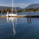 Bucolic scene in Bay near Vancouver