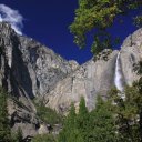 Waterfall in Yosemite National Park California