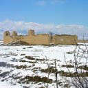 Russian carpet bombing reduced this farmhouse and everything else in this agricultural area to rubble