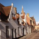 Picturesque street in Bruges