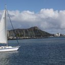 Classic sailboat Diamond Head photo