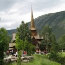 Beautiful-church-under-the-Norwegian-cloudy-skies