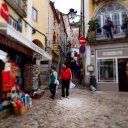 Lisbon Portugal- Cobblestone Street