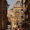 Walking street in the Old City of Bucharest