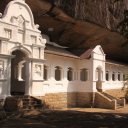 Outside of Cave at the Golden Temple, Dambulla