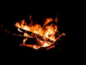 Campfire, north side of Lassen