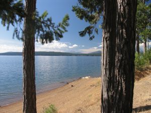 Lake Almanor with Mt. Lassen in the distant background
