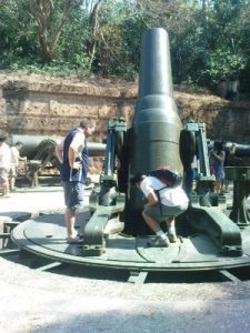 Vintage weapon at Corregidor