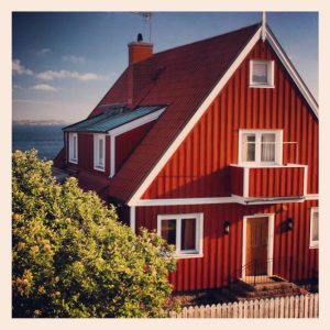 The charming town of Lysekil along Sweden's western archipelago