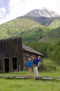 A family outing to Ashcroft, a ghost town near Aspen. Image Credit:  Denise Chambers/Miles