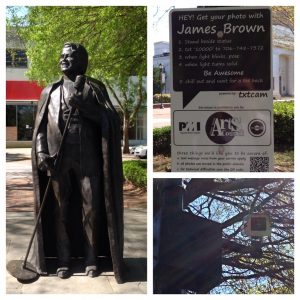 James Brown statue on Broad St.