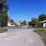 Street in Karakol near guesthouse