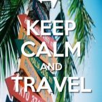 keep calm travel poster