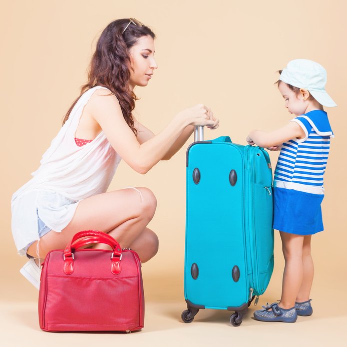 domestic travel with child