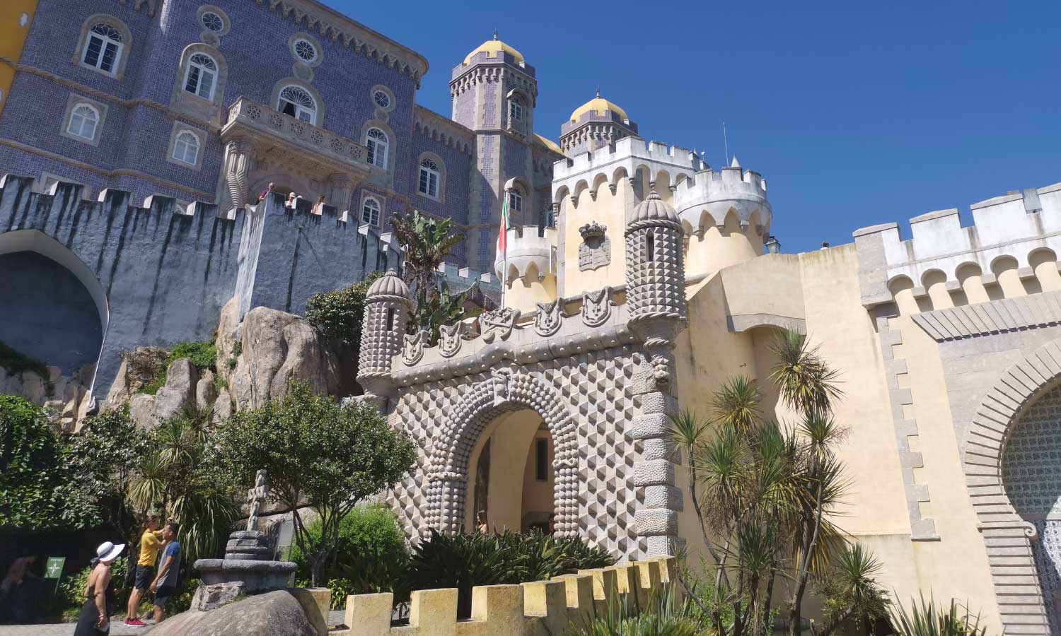 Shows Pena Palace in Sintra - Lisbon travel tips