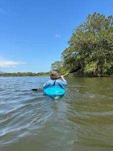 Kayaking on Lake Nicaragua